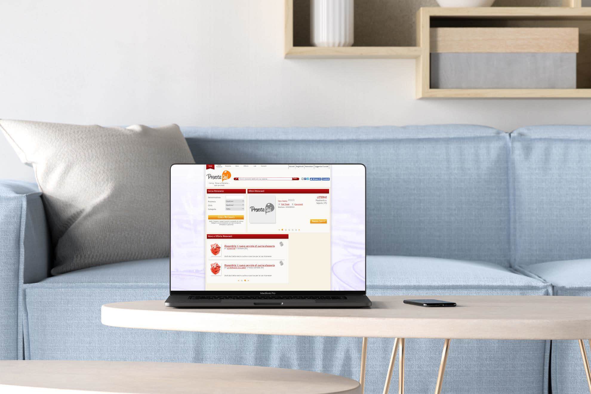 Sviluppo sito web PrenotaQui.it