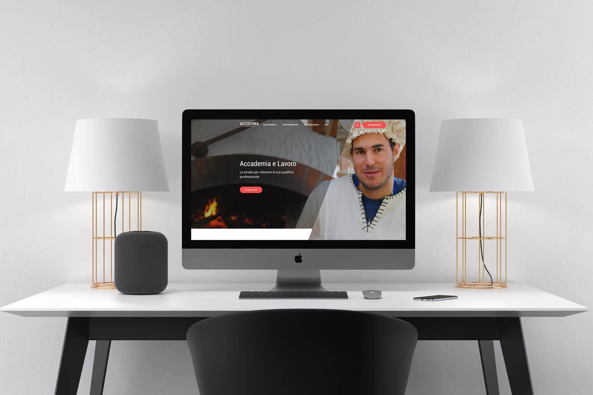 Sviluppo sito web AccademiaeLavoro.eu