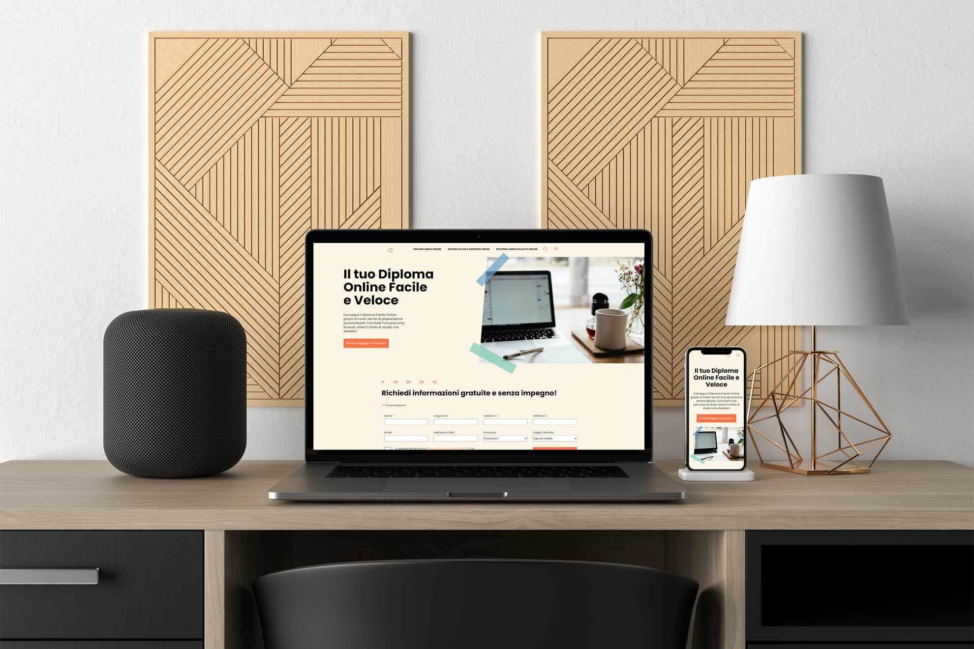 Sviluppo sito web DiplomaOnlineFacile.it