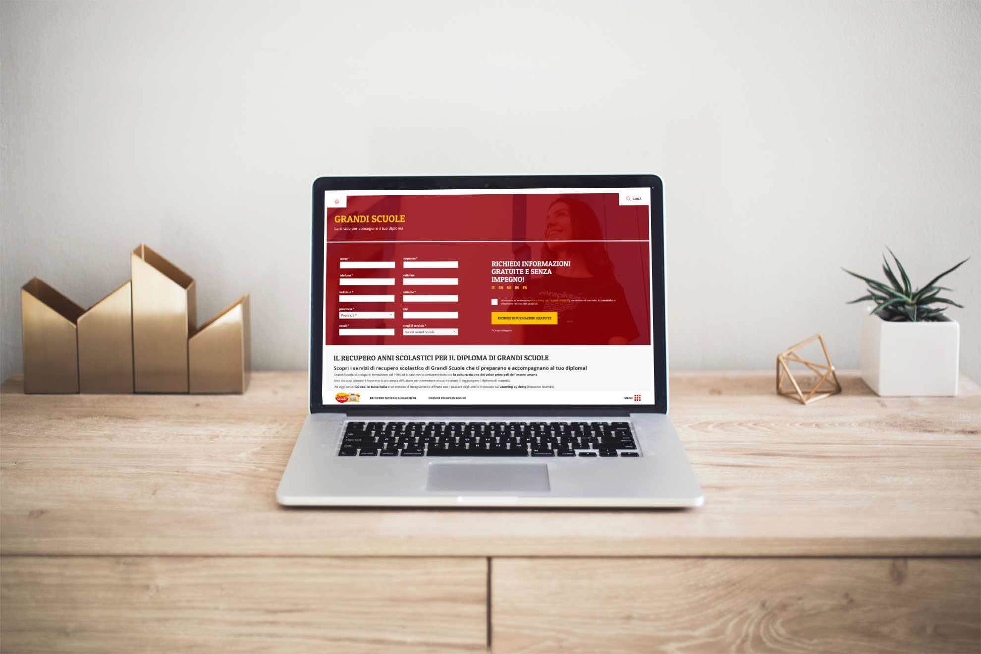 Sviluppo sito web GrandiScuole.biz