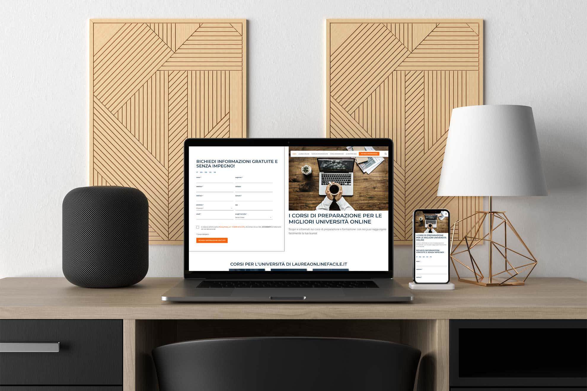 Sviluppo sito web LaureaOnlineFacile.it