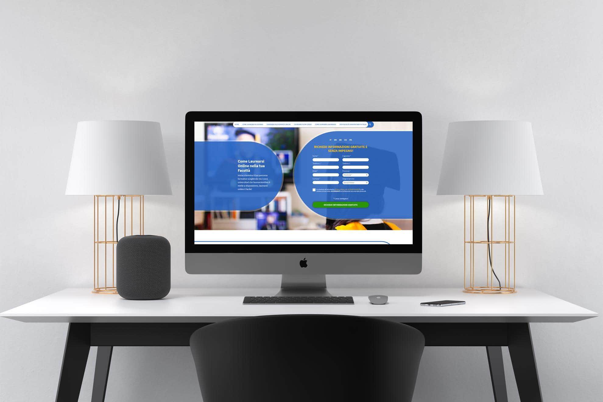 Sviluppo sito web Laurearsionline.it